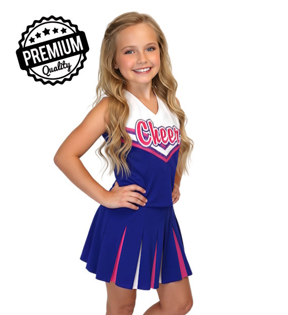 Authentic Collegiate Quality Darling Cheerleader Uniform Halloween Costume