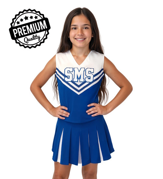 Youth Beauty Authentic Collegiate Quality Cheerleader Uniform Halloween Costume